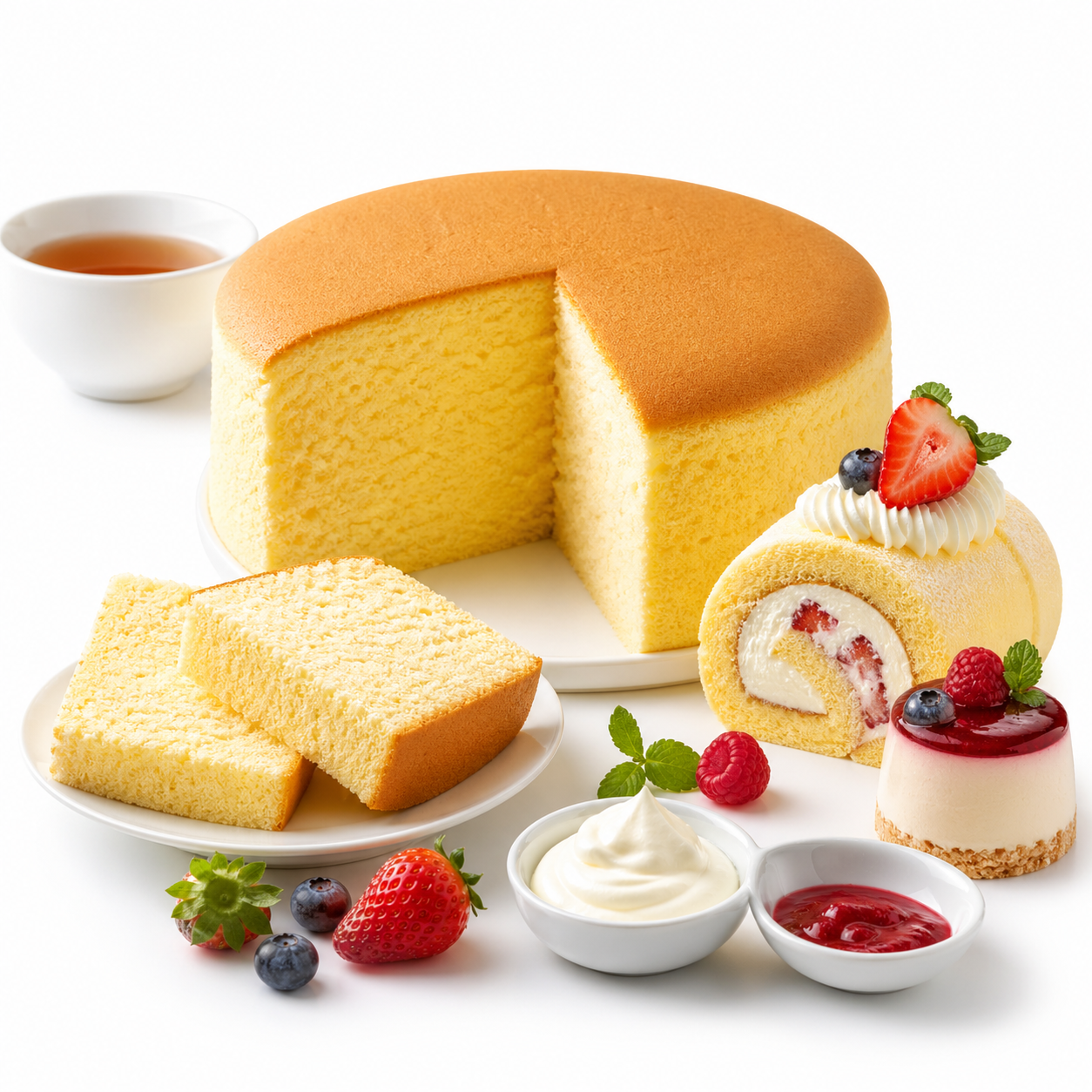 Cotton Sponge Cake