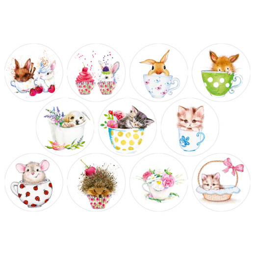 Вафельные картинки тематические  Детские,детский праздник №5,d145мм, 30 шт